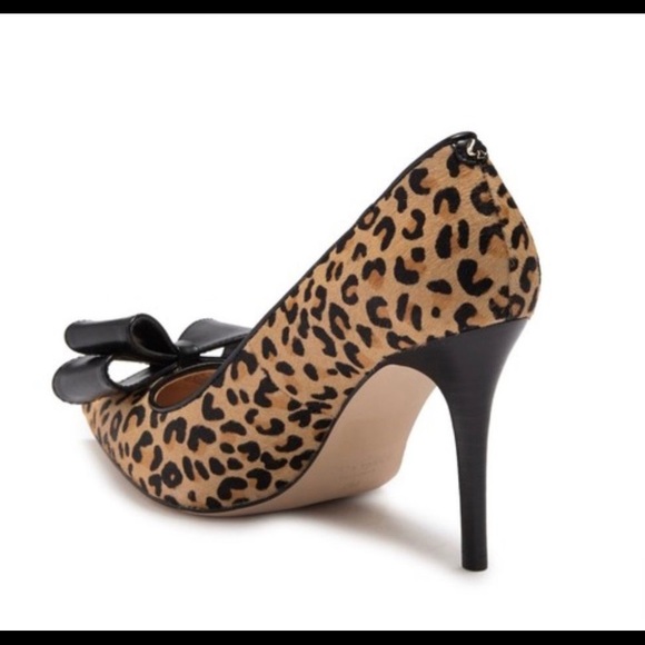 Kate Spade New York Vibo Leather Bow Pump Heels NEW !! - Picture 2 of 6
